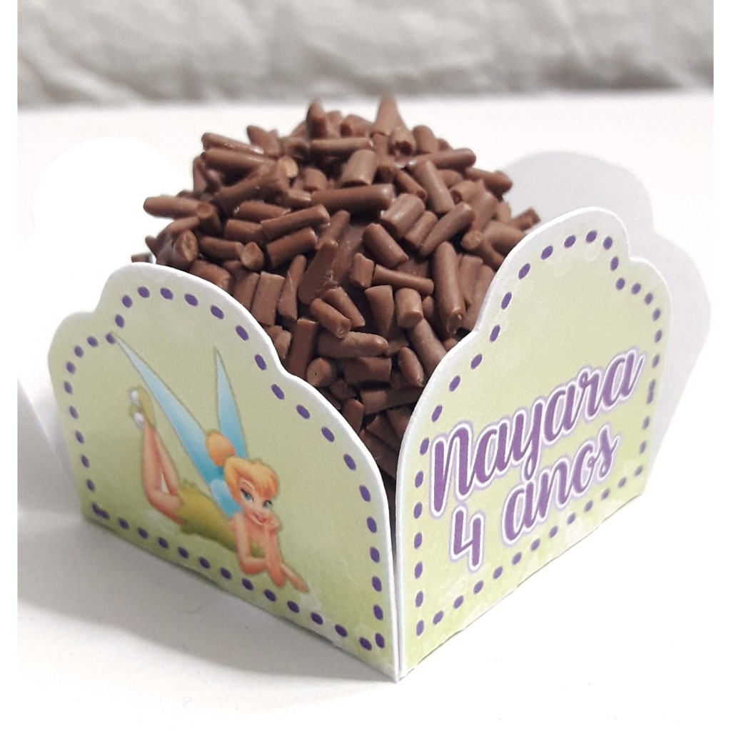 Forminhas personalizadas / Forminhas para docinho / Forminhas de Brigadeiro  Sininho / Tinker bell