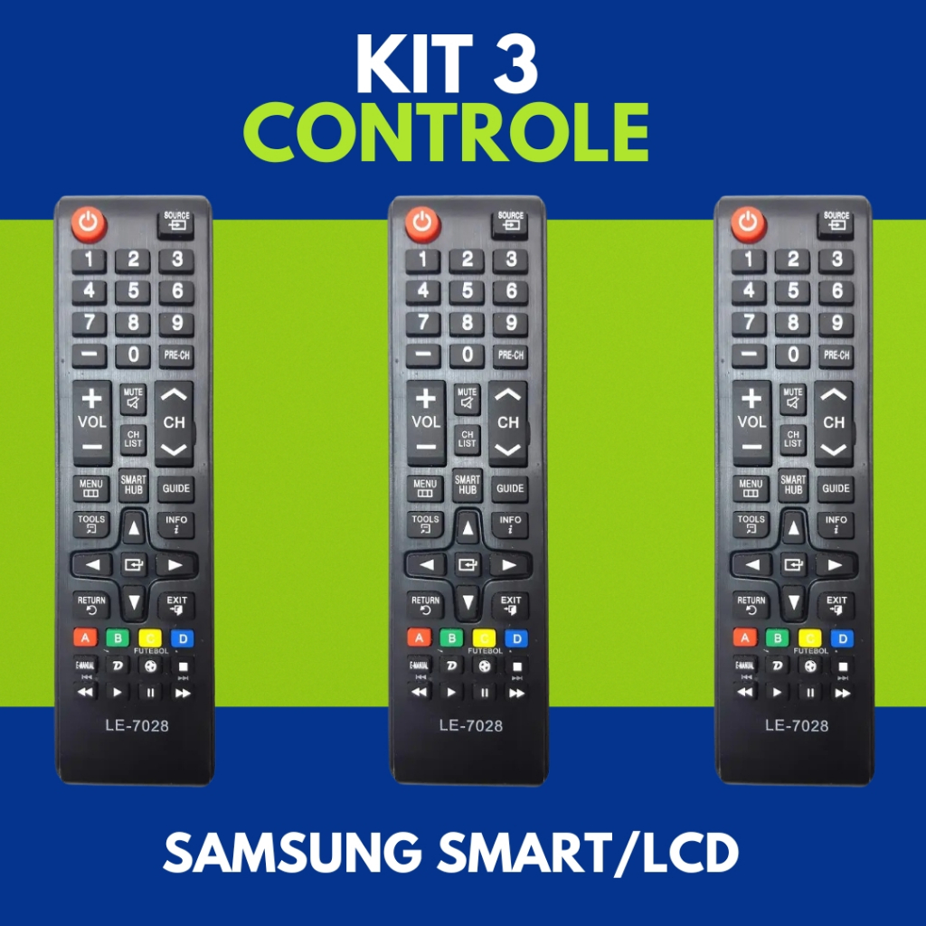Controle Remoto Philips para TV LCD/LED  Modelo LE-7028