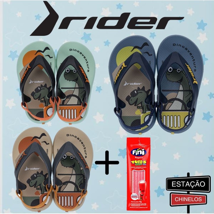 Chinelo Baby Rider Masculino Dinossauro Capivara com  Elástico + Bala Fini - Original em Oferta na Shopee