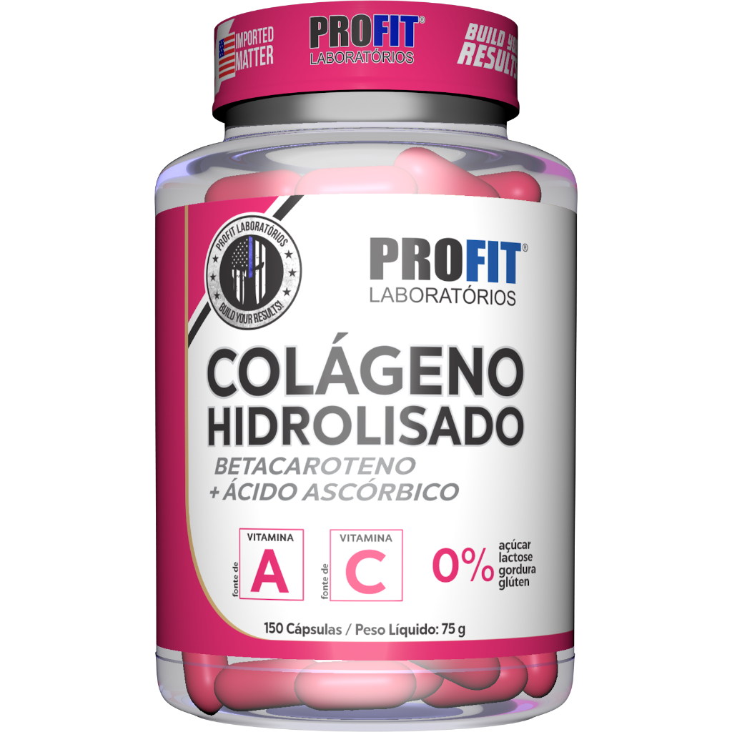 Colágeno Hidrolisado 150 Cápsulas Profit