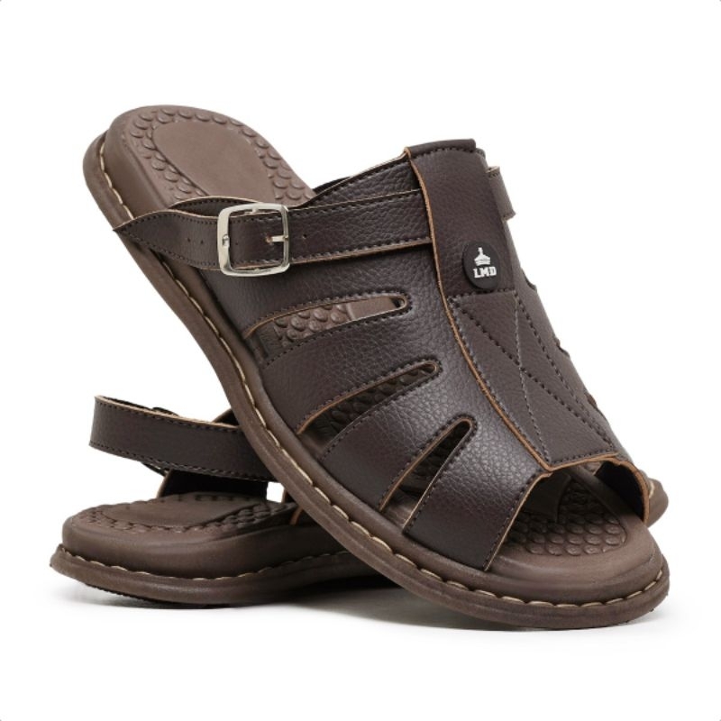 Sandália Franciscana em couro super confortável ant stress Ortopédica em Oferta na Shopee