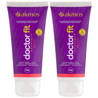 Kit 2 Gel Massageador Doctor Fit Akmos Para Alívio das Dores Imediato em Oferta na Shopee