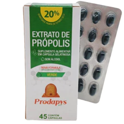 NutriFaz - Extrato de Própolis Verde (Sem álcool) - 45 Cápsulas - Prodapys