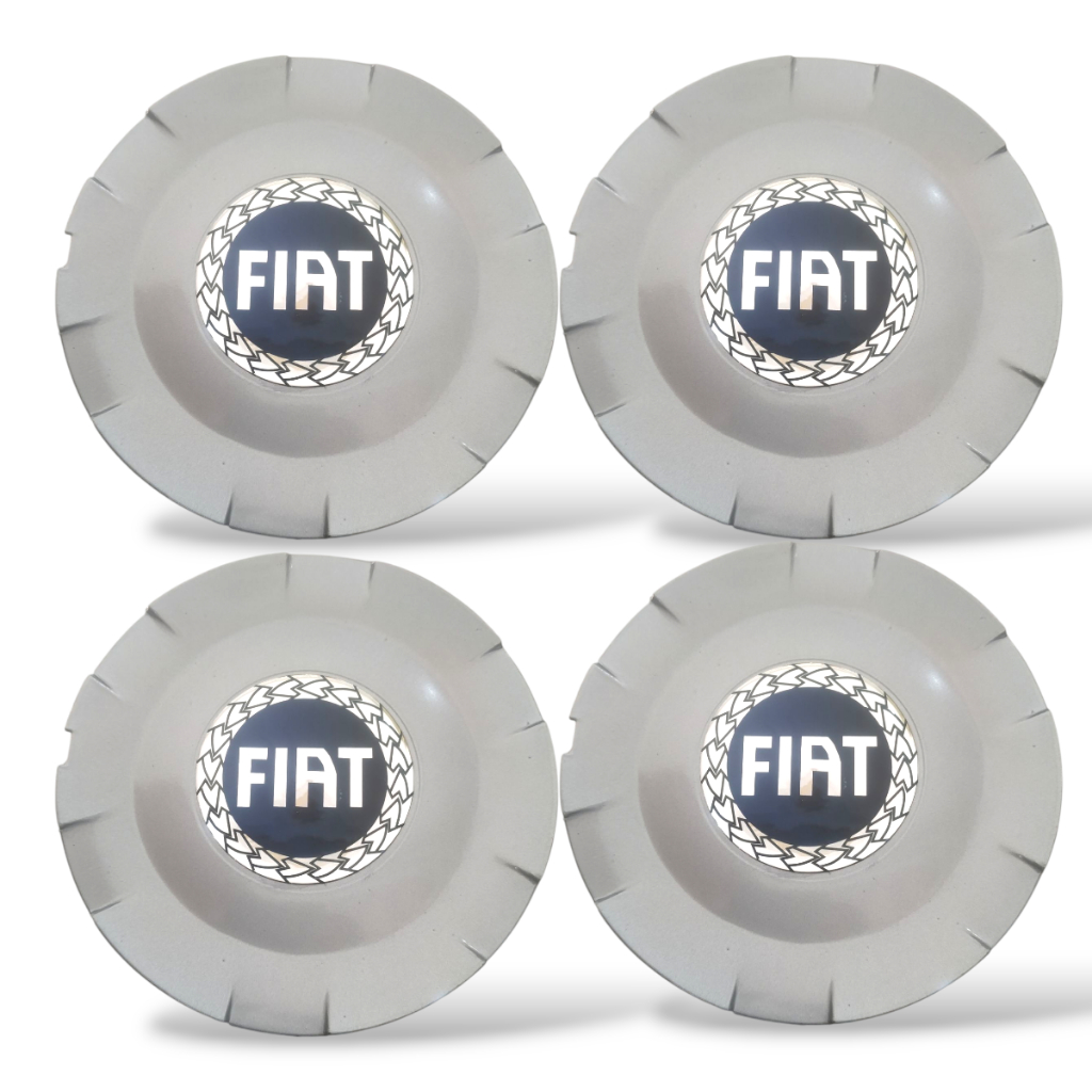 Kit 4 Calotinha Centro Tampa Roda Original Fiat Stilo Aro 15