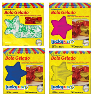 Embalagem Laminada Para Bolo Gelado 20x22 cm - 100/400 Unidades em Oferta na Shopee