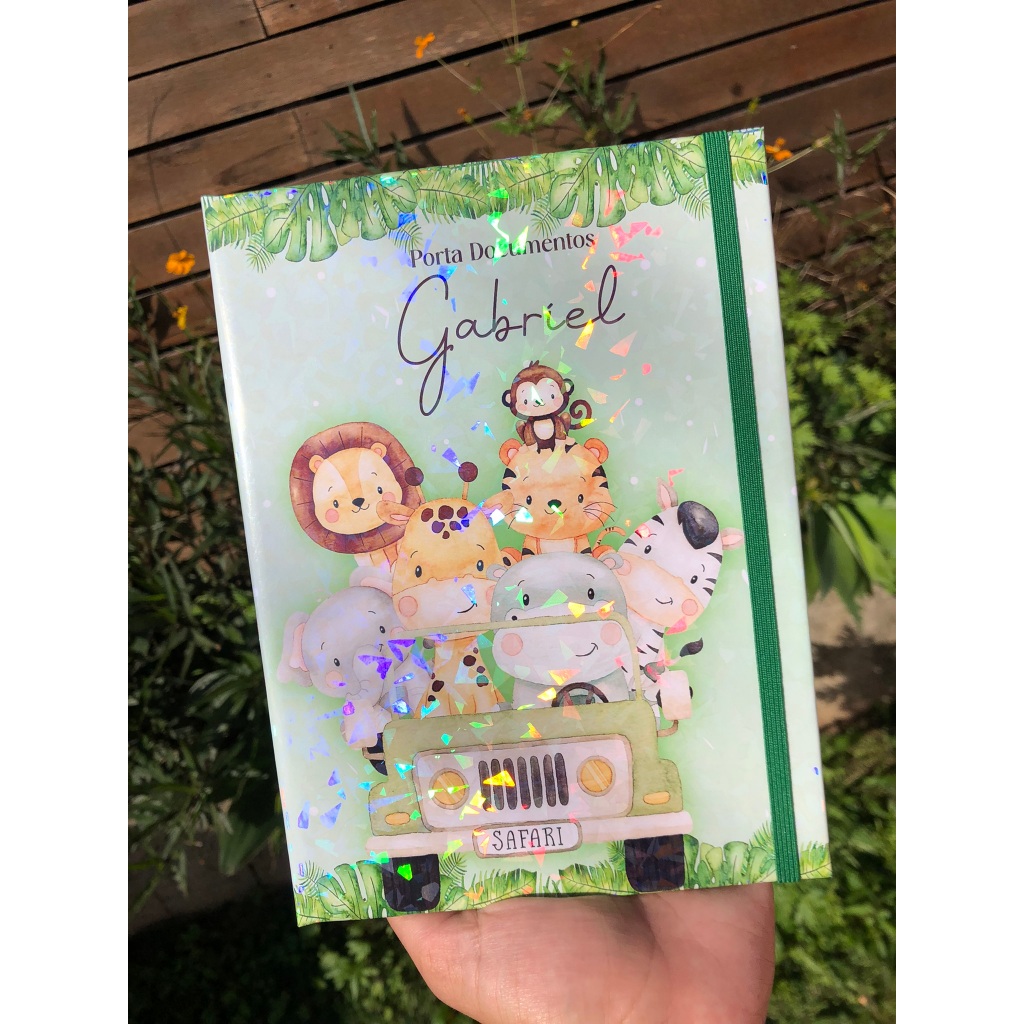 Porta Documentos do Bebê - Personalizado - A5