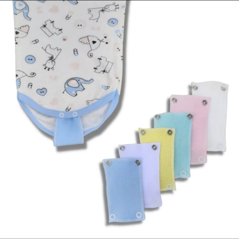 kit 3 Extensor de Body de Bebê Alongador de Body Menino Menina