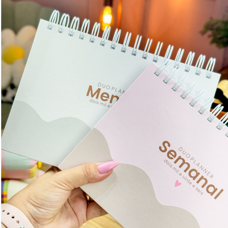 Planner Duo 2026 Personalizado | Planejador/Agenda | Organização Anual, Mensal e Semanal