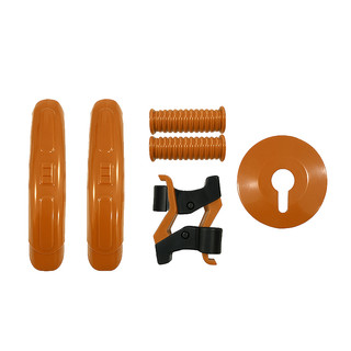 Kit de Montagem Bicicleta Aro 16 Infantil Masculino Manopla Para-lama Manete