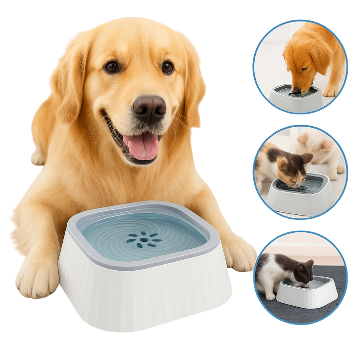 Bebedouro Pet Inteligente Flutuante Pote Água Bóia Anti Respingo Cães Gatos ENVIO IMEDIATO