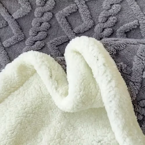 Cobertor Manta Glamour Com Sherpa Casal Dupla Face 1,80 x 2,20 Super Macio