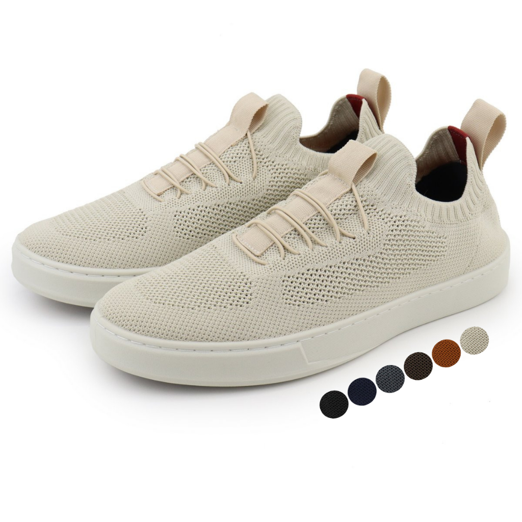 Tênis Masculino Knit Casual Básico Calce Fácil Lançamento em Oferta na Shopee