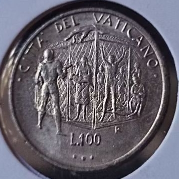 Moeda 100 Liras 1995 - Vaticano