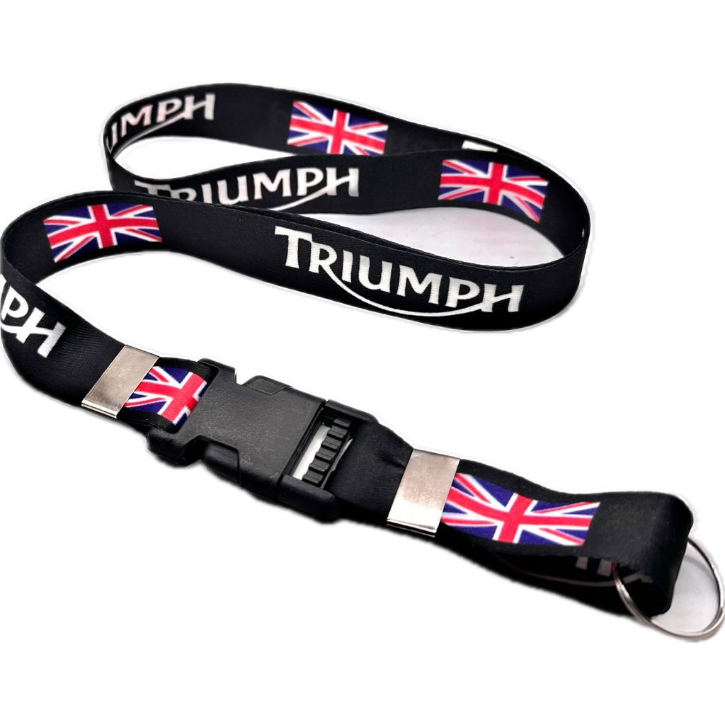 1 - Chaveiro TRIUMPH Cycles Moto Cordão em Oferta na Shopee