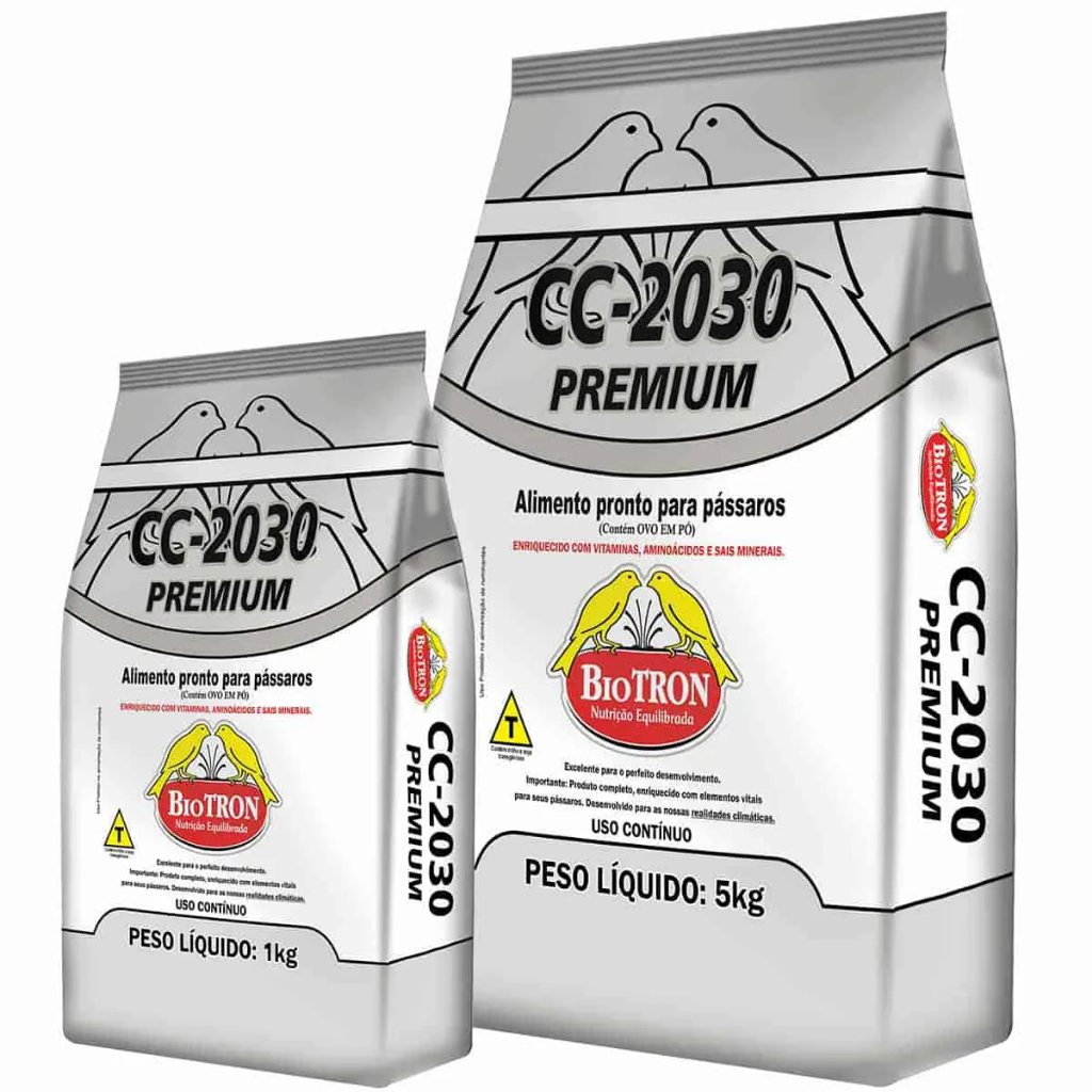 CC 2030 Premium: A Farinhada Completa para Pássaros Saudáveis e Fortes!