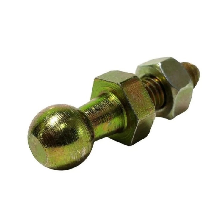 KIT 2 PEÇAS Pino Parafuso Esférico Amortecedor Capô Porta Malas Rosca 6 mm
