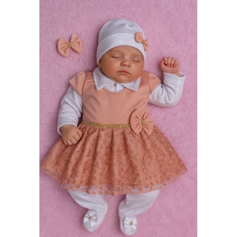 Saida De Maternidade Menina Rose floral em Oferta na Shopee