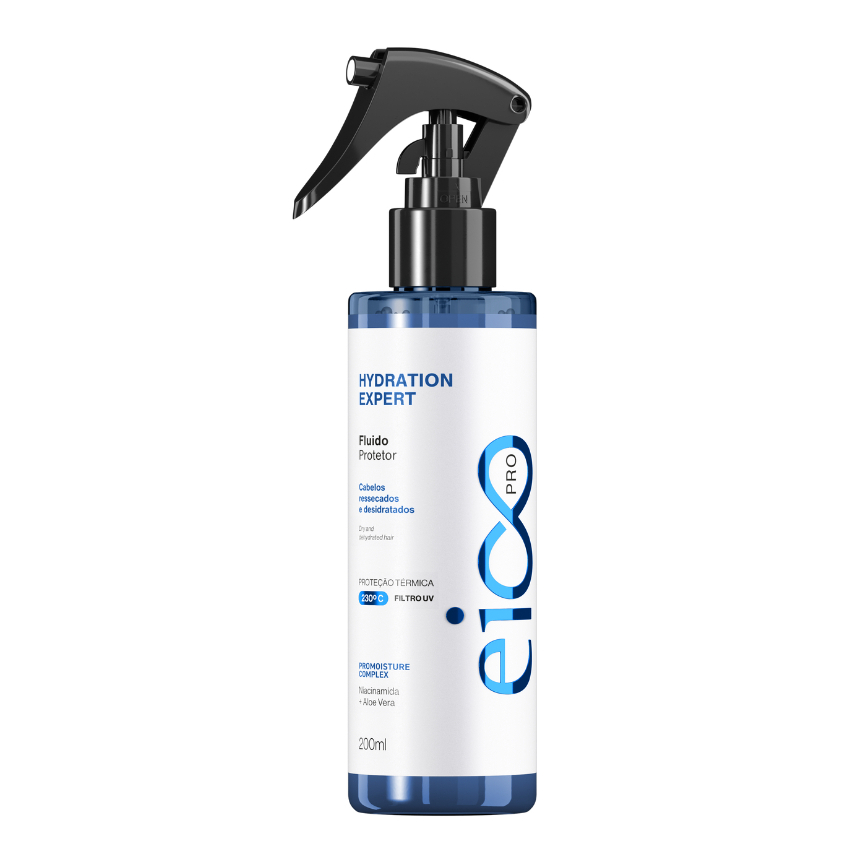 Eico Spray Fluido Leave-in Protetor Hydration Expert Finalizador Proteção Térmica Anti Frizz 200ml