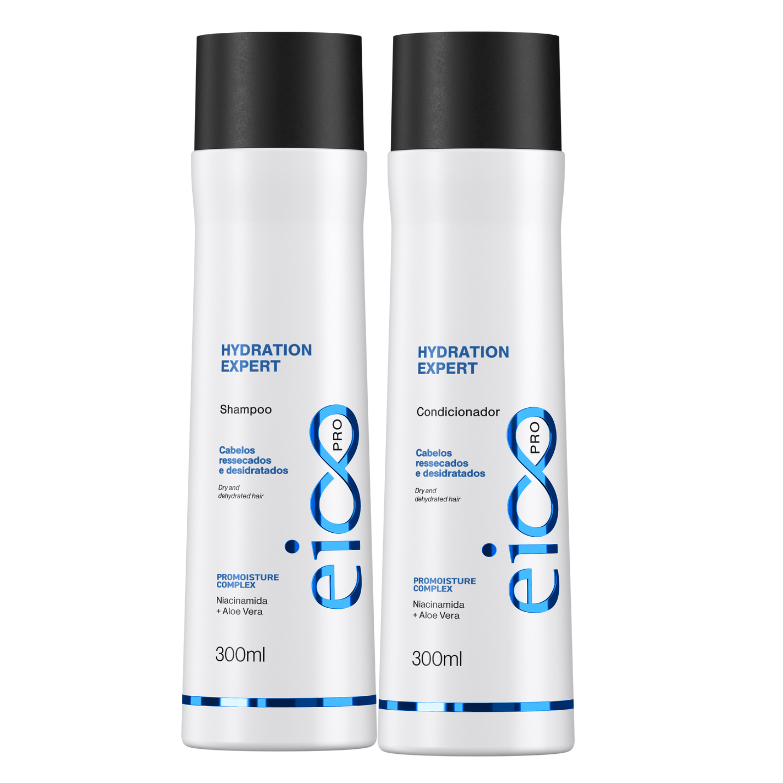 Eico Hydration Expert Shampoo e Condicionador Maciez Reparação Total Brilho Dia a Dia 300ml em Oferta na Shopee