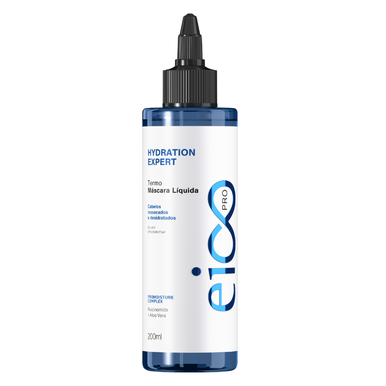 Termo Máscara Líquida Hydration Expert Hidratação Maciez e Brilho Eico Pro 200ml em Oferta na Shopee