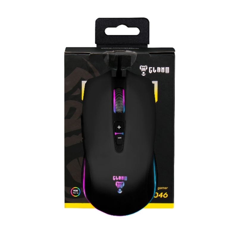 MOUSE GAMER SKIPPER RGB 6400DPI  -CLANM