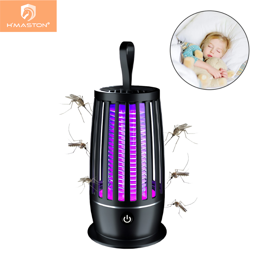 H'maston MW03 Mata Mosquitos Eletrônico Repelente Uv Portátil Pernilongo Usb Armadilha Para Insetos