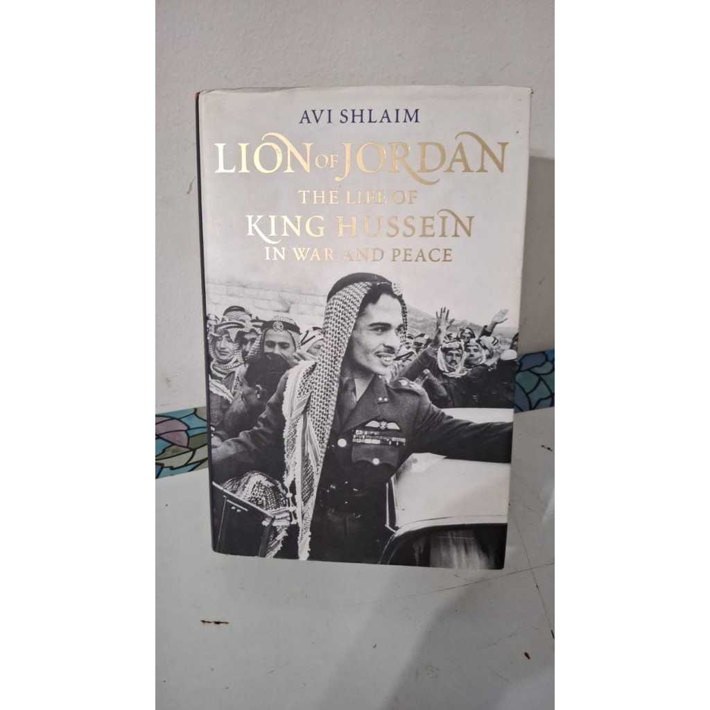 LIVRO LION OF JORDAN - AVI SHLAIM - ALLEN LANE - RAROS