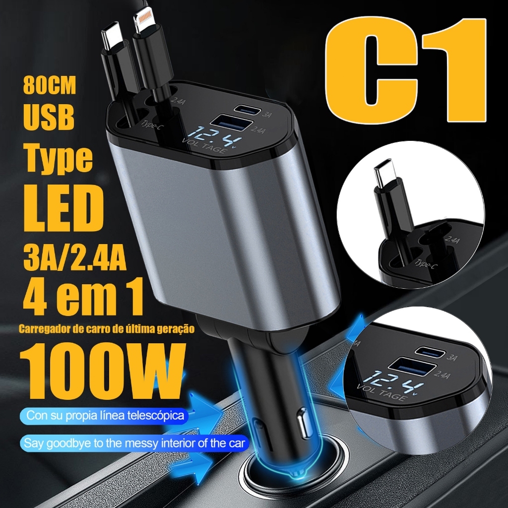 Cabo Usb Retrátil - Comprar com Melhor Preço em Acessórios
