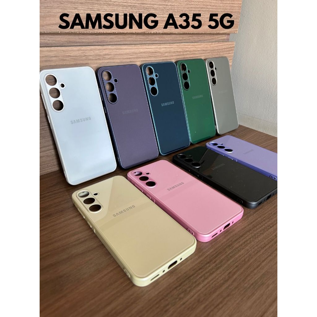 Capa Capinha Case Samsung A35 5G Premium Aveludada com Proteção de Câmera – Estilo e Segurança em Oferta na Shopee