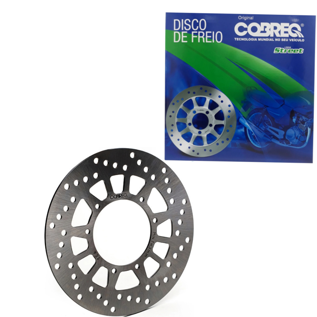 Disco Freio Roda Dianteiro Yamaha XTZ 150 CROSSER E ED 2015 2016 2017 2018 SEM ABS Cobreq Original