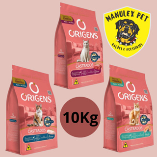Origens Premium Especial 10Kg Gatos Castrados Sabores Carne / Frango / Salmão em Oferta na Shopee