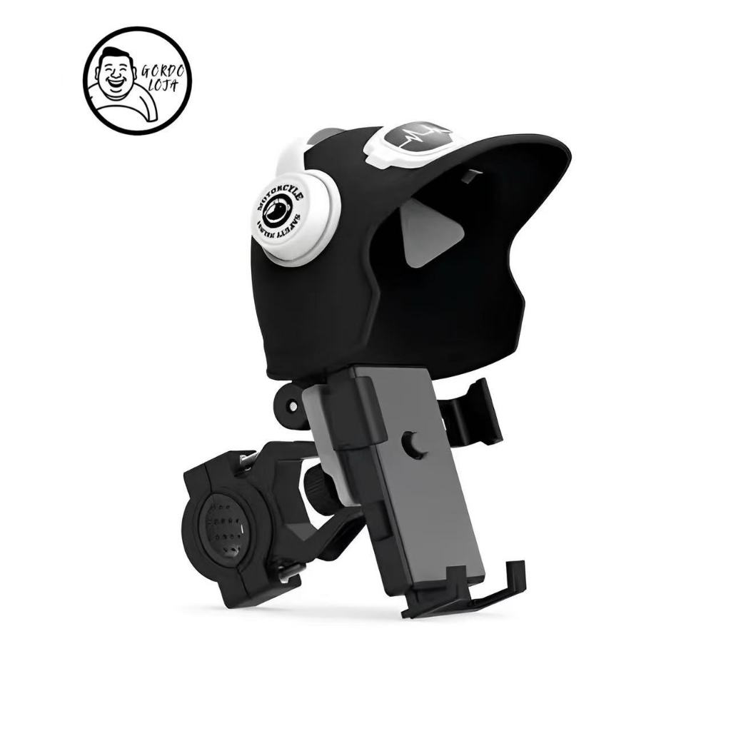 Suporte Para Telefone Celular De Motocicleta Com Capacete Pequeno E Navegação Elétrica De Bicicleta À Prova D'água