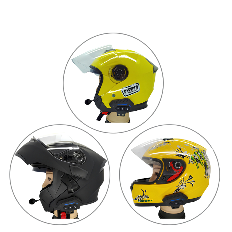 Fone de Ouvido Bluetooth 5.0 para Capacete de Moto – Som Claro, Chamadas Mãos-Livres e Conexão Rápida — imagem 2 de 2