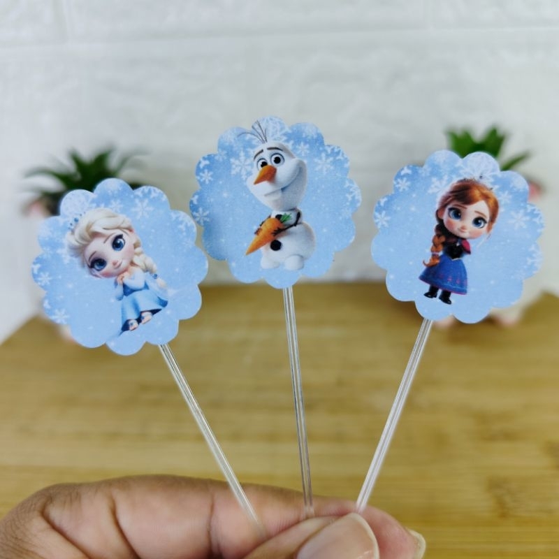 Kit Topper de Docinho FROZEN BABY/CUTE - Topo de doce/brigadeiro Personalizado | Topper Cupcake | Aplique para festa