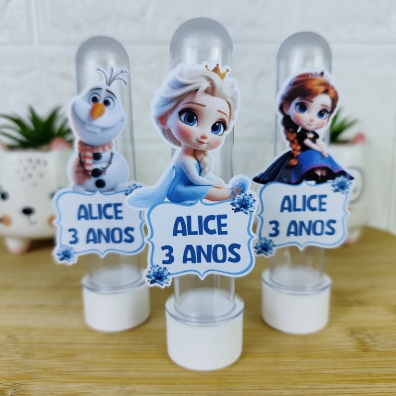 Kit Apliques para Tubetes FROZEN BABY/CUTE - Kit Aplique Festa infantil | Lembrancinhas Personalizadas | Mimos |