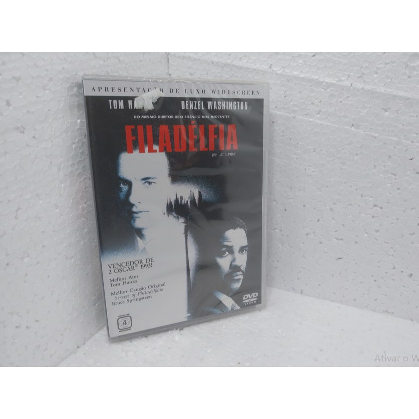 DVD Filadélfia (Tom Hanks, Denzel Washington) Tri Star 2006