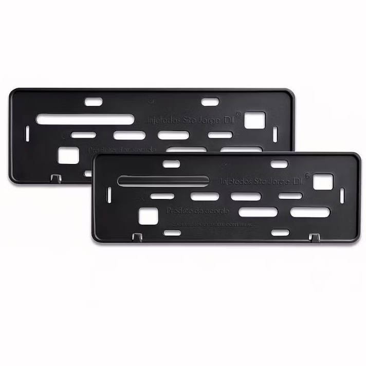 2 suportes protetor para placa de carro