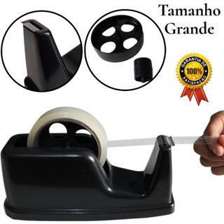 Suporte Adaptador Aplicador de  Fita  Adesiva Pequena E Grande Reforçado em Oferta na Shopee