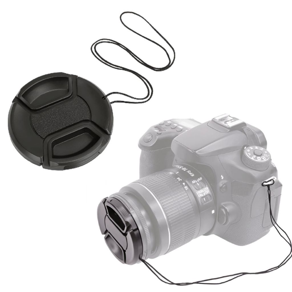 Tampa Lente Frontal Objetiva 72mm Diâmetro para Canon Nikon