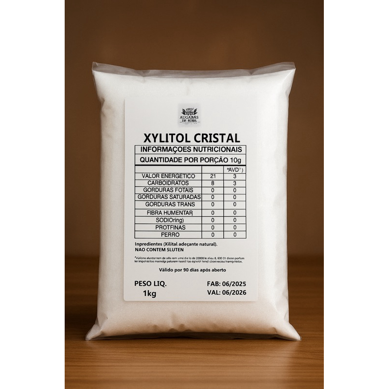 Xilitol Importado Cristal 1kg Promoção em Oferta na Shopee