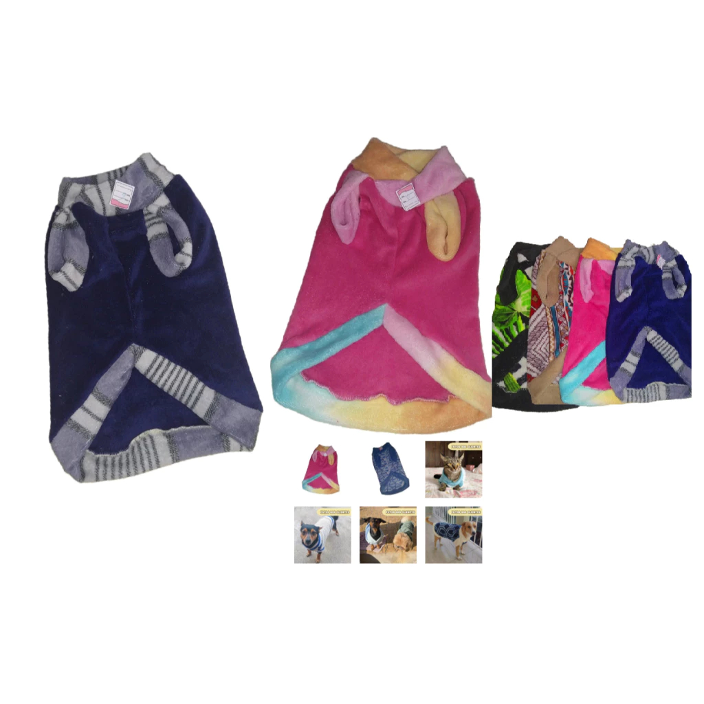 Pet Roupa Para Cachorro Gato Roupinhas Em Soft Estampas Variadas