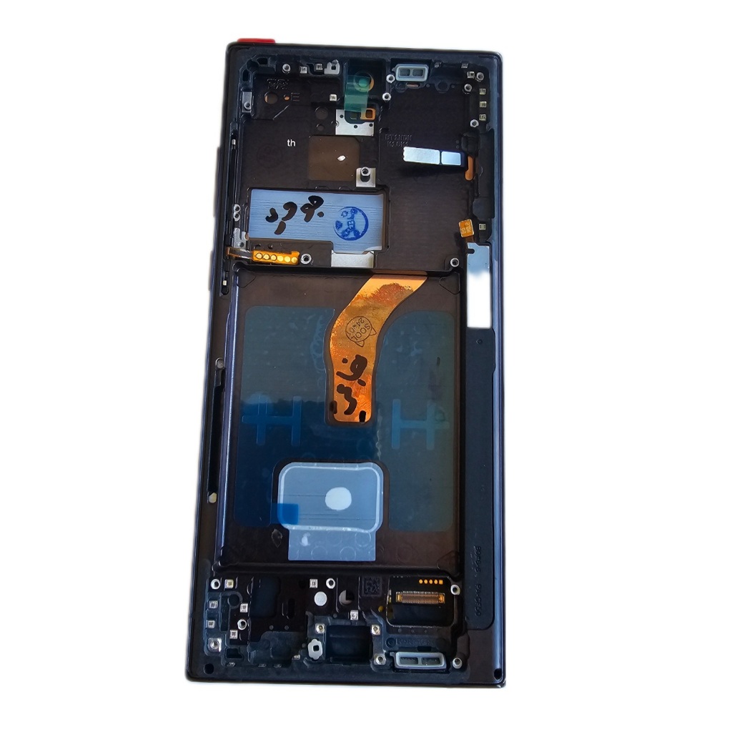 Tela Frontal Display touch Compatível Com Galaxy S22 Ultra S908 Oled preto