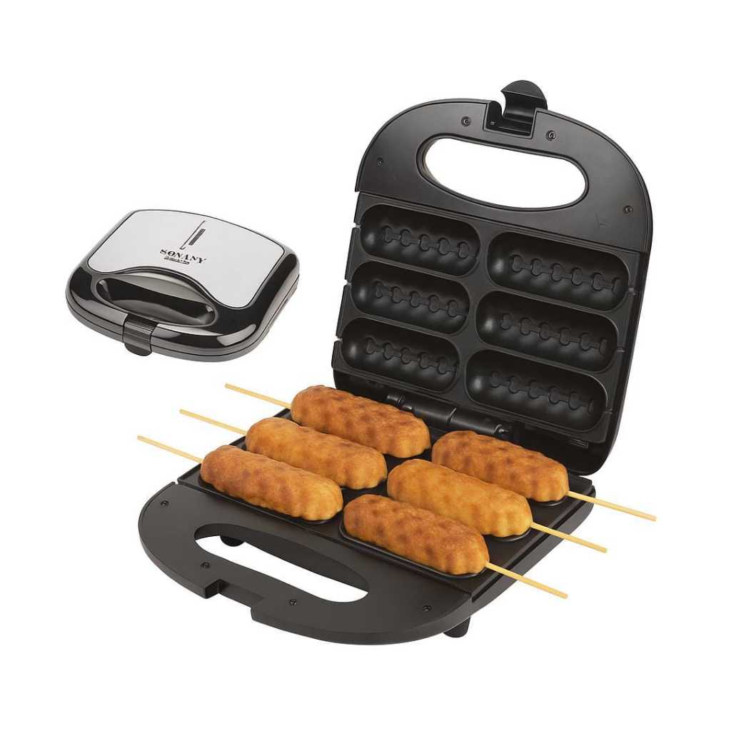 Máquina de Crepe Elétrica 110V/220V – Antiaderente para Hot Dog, Queijo Coalho e Espetinhos