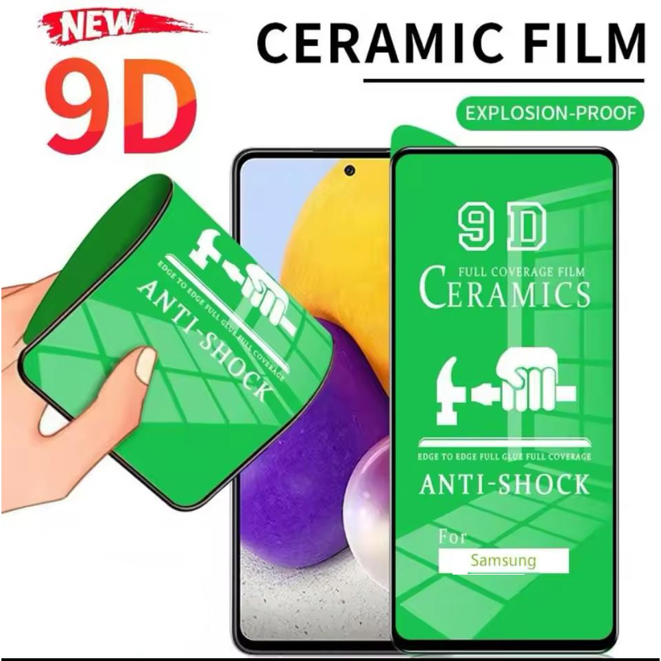 Película Cerâmica Flexível 9D Hidrogel Para Samsung A56 A16 A26 A36 S24FE A14 A15 A05s A06 A25 A35 A55 + APLICADOR
