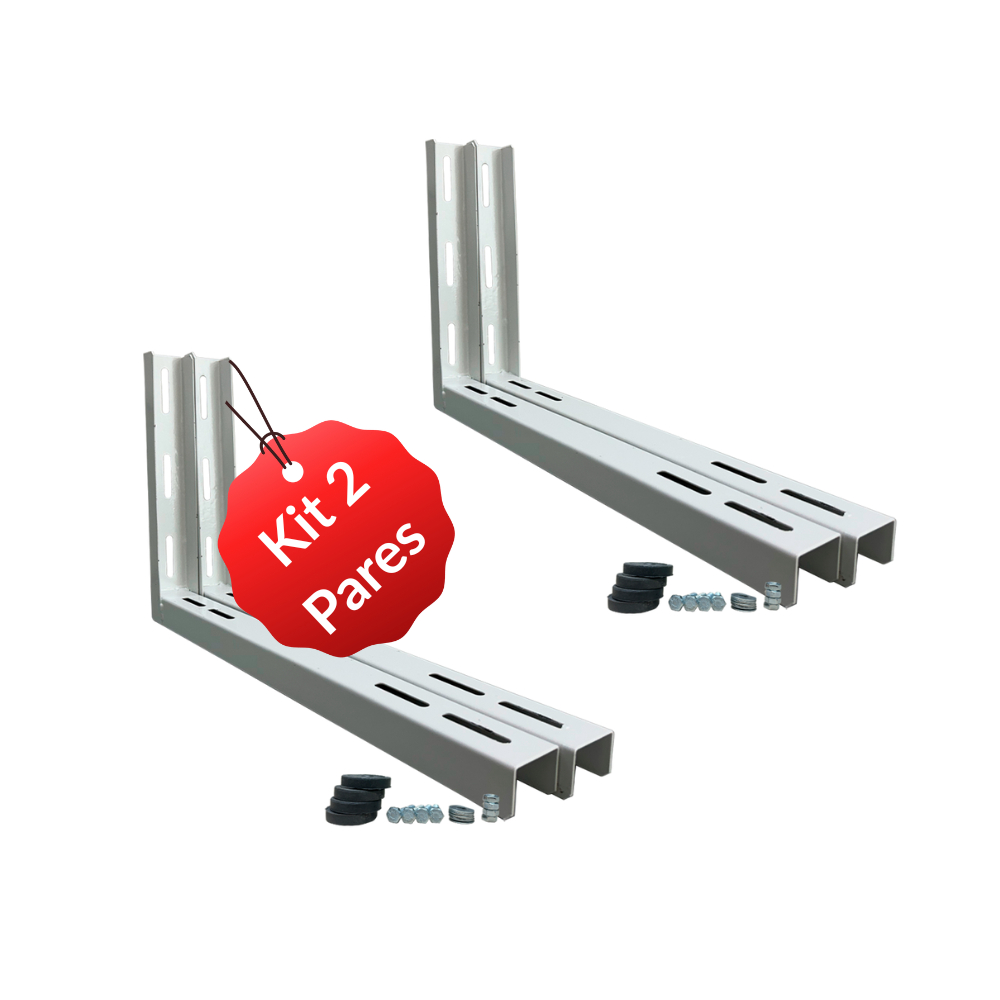 Suporte Ar Cond. Split Condensad. 400mm 7 a 12.000Btus -2 Pares