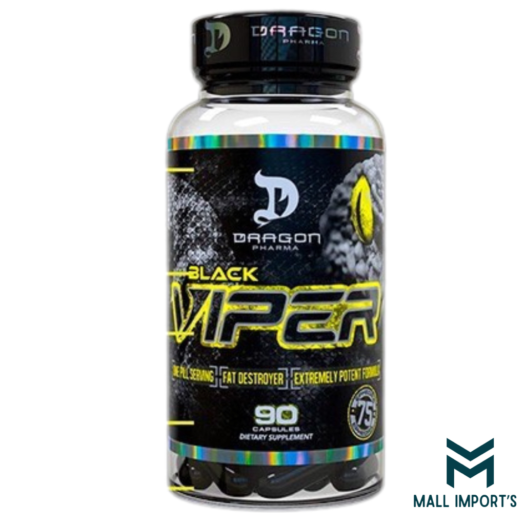 Black Viper Modelo Antigo Termogênico 90 Caps EUA Original - Dragon Pharma em Oferta na Shopee