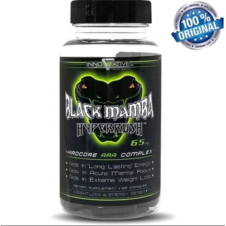 black mamba hyperush 90 caps importado em Oferta na Shopee