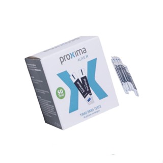 50 Tiras Teste Glicose No Sangue Proxima Alive X em Oferta na Shopee