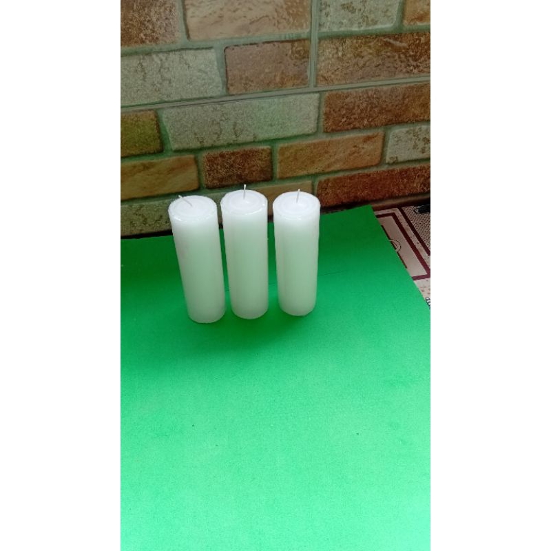 Kit de 12 velas religiosas de 7 dias (sem imagem) em Oferta na Shopee