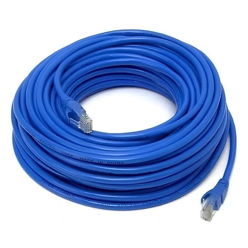 Cabo de Rede Ethernet CAT5e com Conector RJ45 - Até 1000Mbps (Gigabit) Cabo de Rede Ethernet CAT5e com Conector RJ45 - Até 1000Mbps (Gigabit)